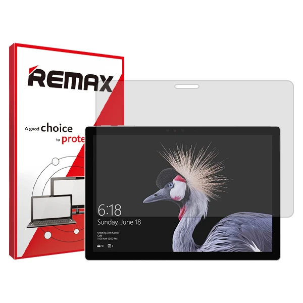 محافظ صفحه نمایش شفاف ریمکس مدل Resistant مناسب برای تبلت مایکروسافت Surface Pro 5 محافظ صفحه نمایش شفاف ریمکس مدل Resistant مناسب برای تبلت مایکروسافت Surface Pro 5