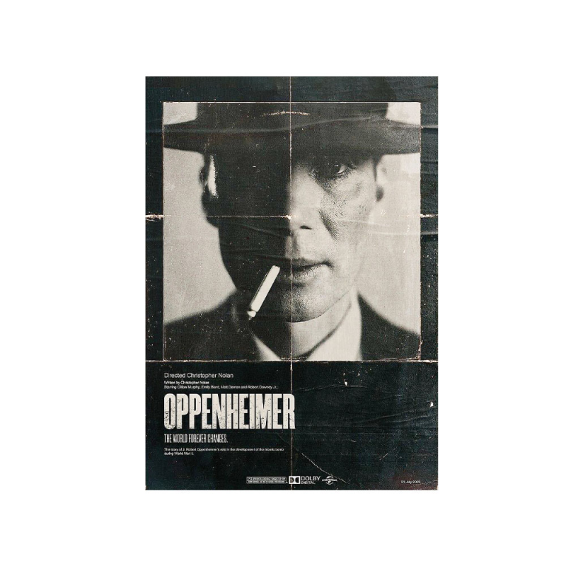 متال پوستر مستر پیکد طرح اوپنهایمر Oppenheimer کد PCD-MB1124 متال پوستر مستر پیکد طرح اوپنهایمر Oppenheimer کد PCD-MB1124