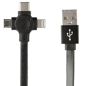 کابل 1 به 3 پرووان مدل PCC365R طول 1 متر-مشکی  کابل 1 به 3 پرووان مدل PCC365R طول 1 متر-مشکی