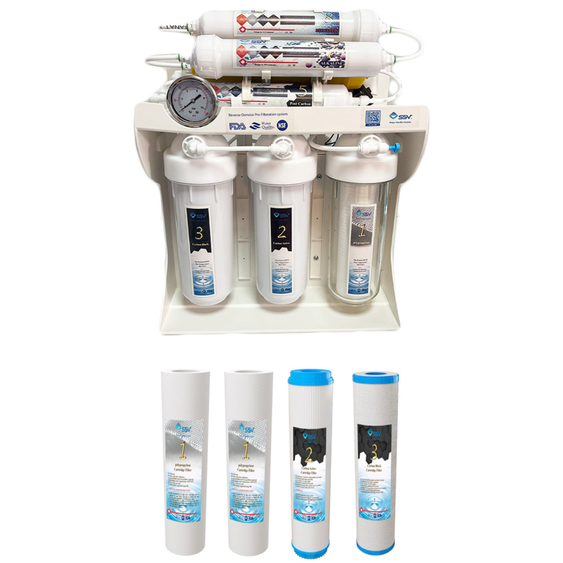 دستگاه تصفیه کننده آب اس اس وی مدل UltraPro Q X1000 به همراه فیلتر دستگاه تصفیه کننده آب اس اس وی مدل UltraPro Q X1000 به همراه فیلتر