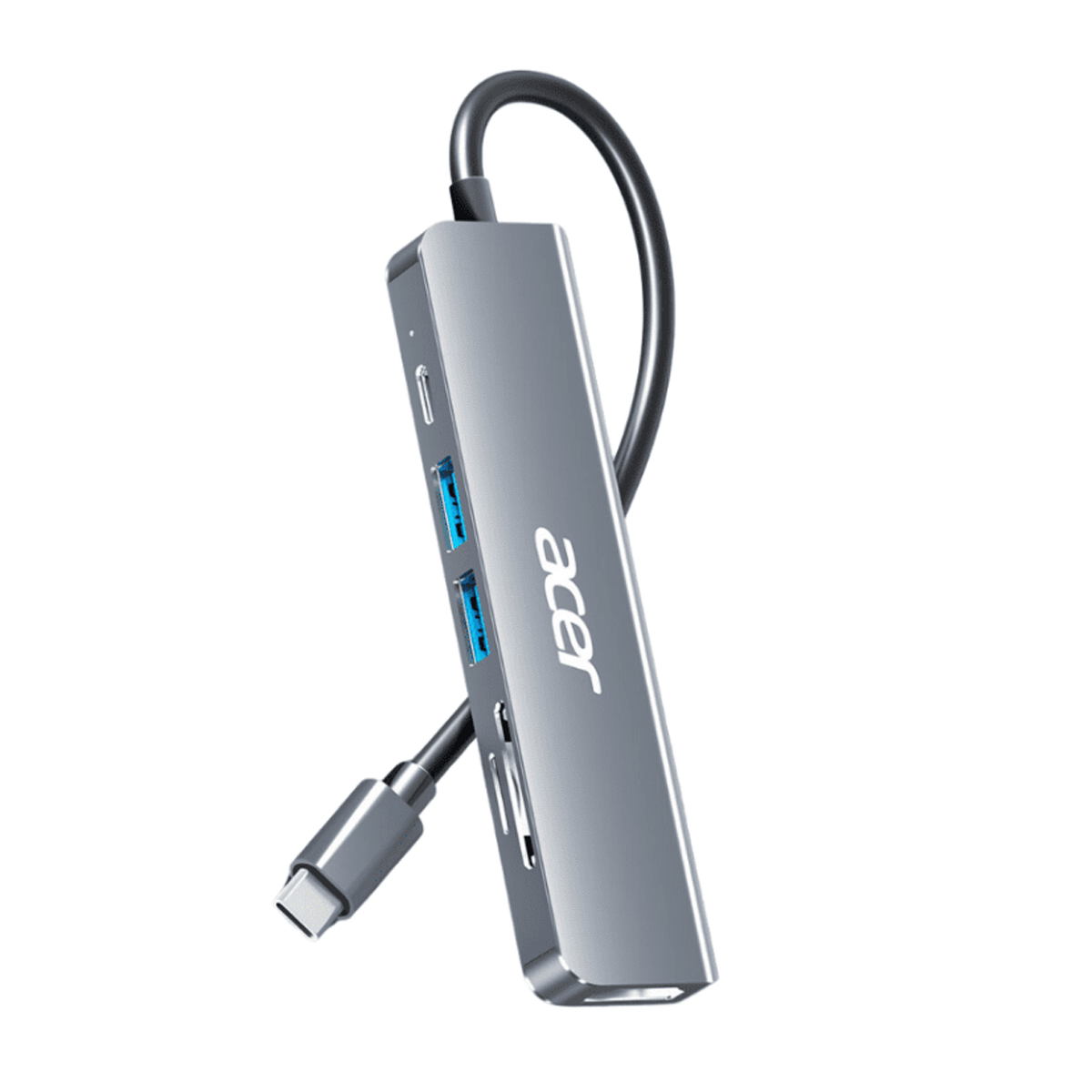 هاب USB-C ایسر 6 پورت مدل HY41-T6 6 in 1