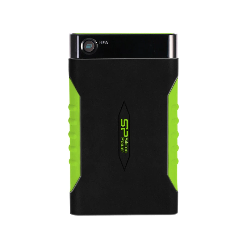 هارد اکسترنال سیلیکون پاور مدل Armor A15 ظرفیت 2 ترابایت-مشکی سبز هارد اکسترنال سیلیکون پاور مدل Armor A15 ظرفیت 2 ترابایت-مشکی سبز