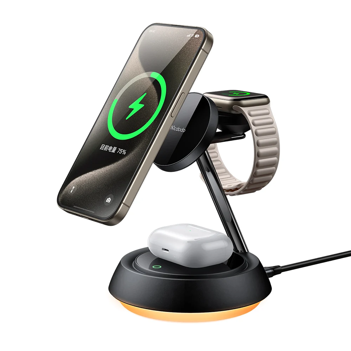 شارژر بی سیم مک دودو مدل CH-4952-مشکی شارژر بی سیم مک دودو مدل CH-4952-مشکی