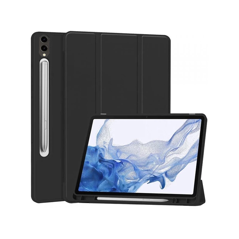 کیف کلاسوری تبلت سامسونگ Galaxy Tab S9 Plus اپیکوی مدل Smart-سرمهای کیف کلاسوری تبلت سامسونگ Galaxy Tab S9 Plus اپیکوی مدل Smart-سرمهای