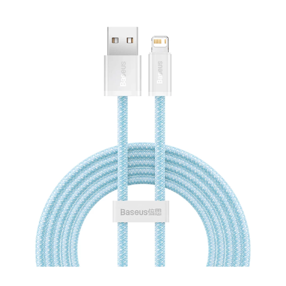 کابل لایتنینگ باسئوس مدل Dynamic Series CALD0005 طول 2 متر-آبی آسمانی کابل لایتنینگ باسئوس مدل Dynamic Series CALD0005 طول 2 متر-آبی آسمانی