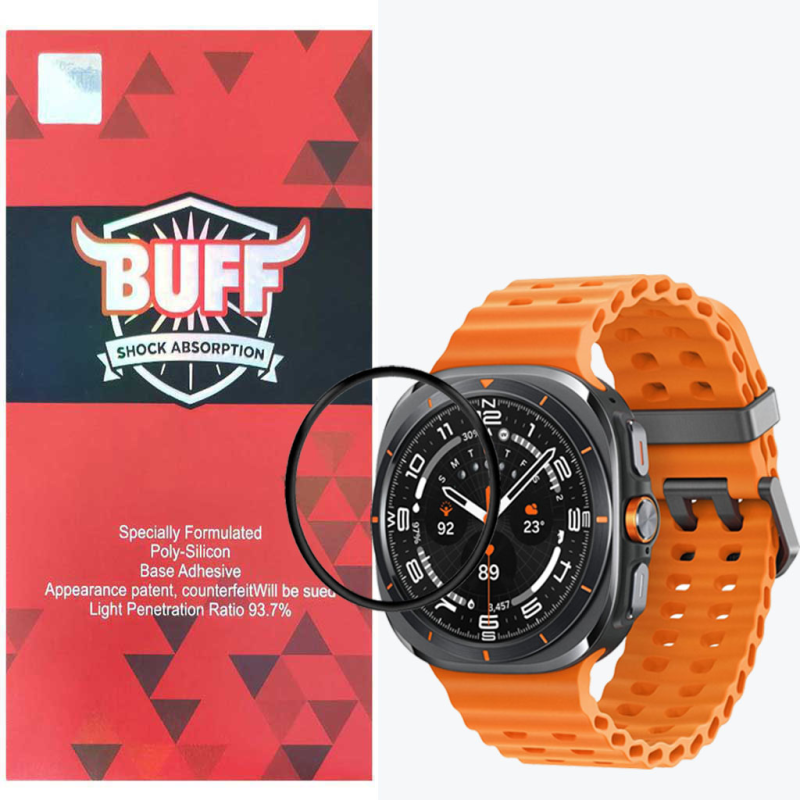 محافظ صفحه نمایش بوف مدل Full glue مناسب برای ساعت هوشمند سامسونگ Galaxy Watch 7 Ultra 47mm محافظ صفحه نمایش بوف مدل Full glue مناسب برای ساعت هوشمند سامسونگ Galaxy Watch 7 Ultra 47mm