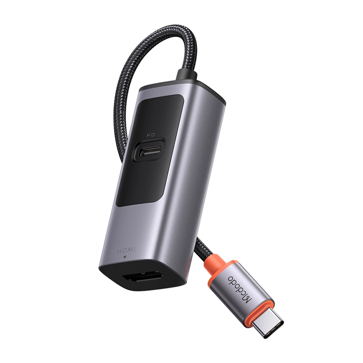 هاب USB-C مک دودو 2 پورت مدل HU-1130-خاکستری هاب USB-C مک دودو 2 پورت مدل HU-1130-خاکستری