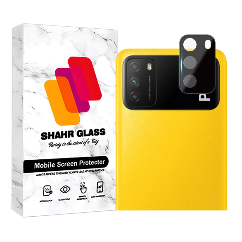 محافظ لنز دوربین فول شهر گلس مدل LENSFSH مناسب برای گوشی موبایل شیائومی Poco M3   محافظ لنز دوربین فول شهر گلس مدل LENSFSH مناسب برای گوشی موبایل شیائومی Poco M3