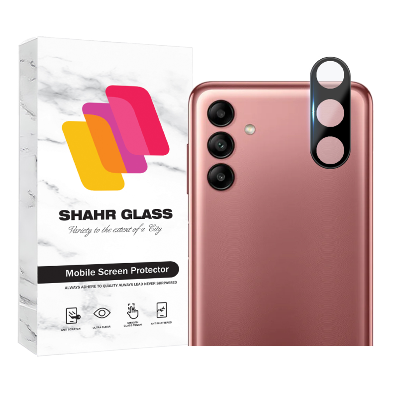 محافظ لنز دوربین فول شهر گلس مدل LENSFSH مناسب برای گوشی موبایل سامسونگ Galaxy A04s  محافظ لنز دوربین فول شهر گلس مدل LENSFSH مناسب برای گوشی موبایل سامسونگ Galaxy A04s