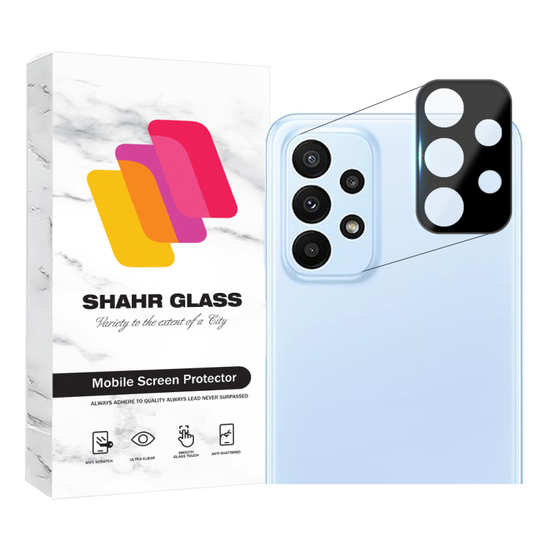 محافظ لنز دوربین فول شهر گلس مدل LENSFSH مناسب برای گوشی موبایل سامسونگ Galaxy A13 4G / A32 5G / A23 5G  محافظ لنز دوربین فول شهر گلس مدل LENSFSH مناسب برای گوشی موبایل سامسونگ Galaxy A13 4G / A32 5G / A23 5G