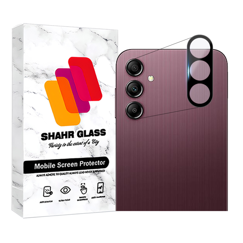 محافظ لنز دوربین فول شهر گلس مدل LENSFSH مناسب برای گوشی موبایل سامسونگ Galaxy A14 4G / A14 5G / A34 / A54  محافظ لنز دوربین فول شهر گلس مدل LENSFSH مناسب برای گوشی موبایل سامسونگ Galaxy A14 4G / A14 5G / A34 / A54