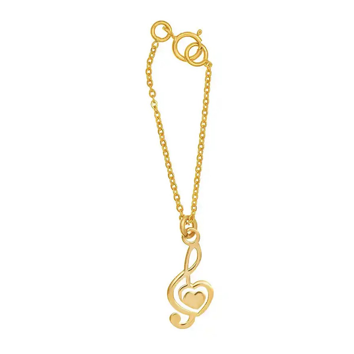 آویز ساعت طلا زنانه طرح نت و قلب قو طلایی کد A046506-0.51 آویز ساعت طلا زنانه طرح نت و قلب قو طلایی کد A046506-0.51