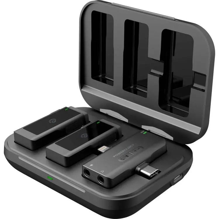 ست میکروفن بی سیم پاورولوجی مدل  Lavalier -Duo -PWmic2 ست میکروفن بی سیم پاورولوجی مدل  Lavalier -Duo -PWmic2