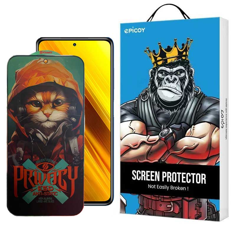 محافظ صفحه نمایش حریم شخصی اپیکوی مدل Privacy Hoodie Cat  مناسب برای گوشی موبایل شیائومی Poco X5 Pro /X5 /X4 Pro 5G /X3 Pro /X3 NFC / X3 محافظ صفحه نمایش حریم شخصی اپیکوی مدل Privacy Hoodie Cat  مناسب برای گوشی موبایل شیائومی Poco X5 Pro /X5 /X4 Pro 5G /X3 Pro /X3 NFC / X3