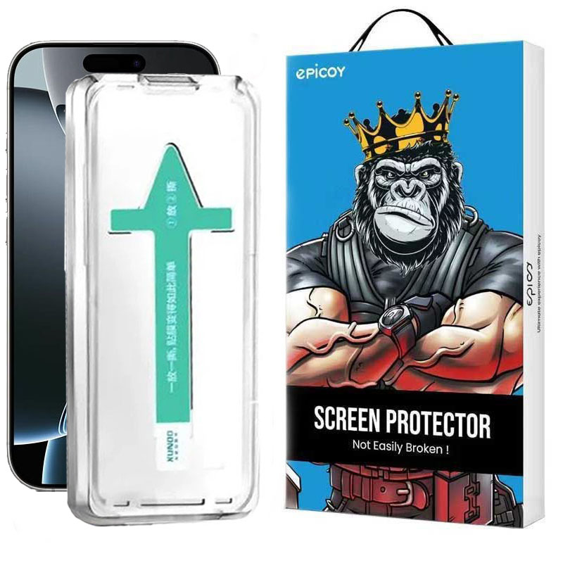 محافظ صفحه نمایش اپیکوی مدل Xundd Axe Easy install مناسب برای گوشی موبایل اپل iPhone 16 Pro  محافظ صفحه نمایش اپیکوی مدل Xundd Axe Easy install مناسب برای گوشی موبایل اپل iPhone 16 Pro