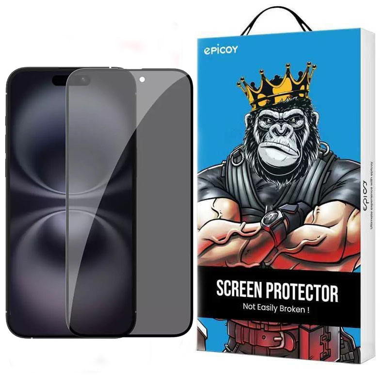 محافظ صفحه نمایش حریم شخصی اپیکوی مدل Privacy مناسب برای گوشی موبایل اپل iPhone 16 / 15 محافظ صفحه نمایش حریم شخصی اپیکوی مدل Privacy مناسب برای گوشی موبایل اپل iPhone 16 / 15