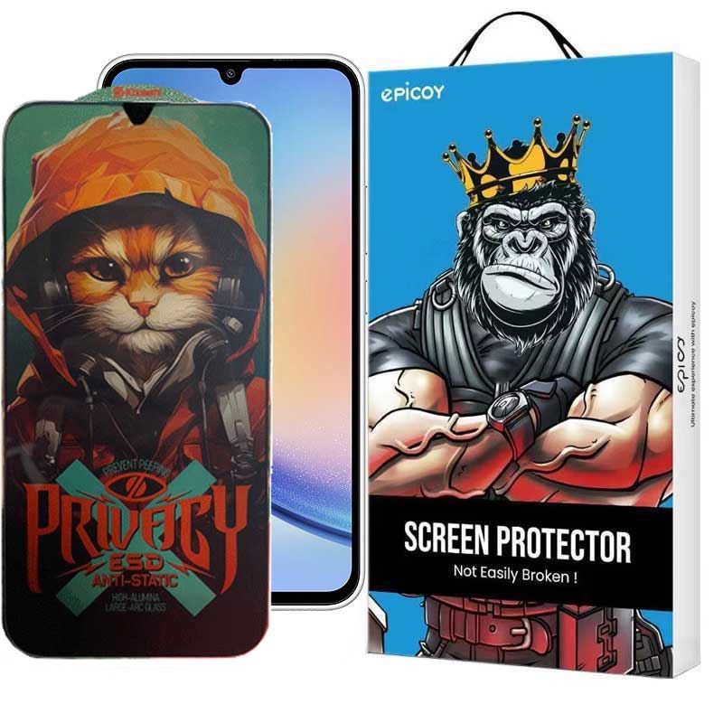 محافظ صفحه نمایش اپیکوی مدل Privacy Hoodie Cat مناسب برای گوشی موبایل سامسونگ Galaxy A24 4G/A25/A15 4G/5G /F34  محافظ صفحه نمایش اپیکوی مدل Privacy Hoodie Cat مناسب برای گوشی موبایل سامسونگ Galaxy A24 4G/A25/A15 4G/5G /F34