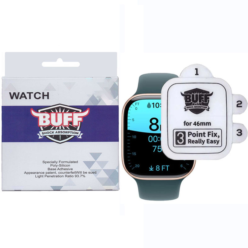 محافظ صفحه نمایش بوف مدل Silicone Pro مناسب برای اپل واچ 46 میلی متری سری 10 محافظ صفحه نمایش بوف مدل Silicone Pro مناسب برای اپل واچ 46 میلی متری سری 10