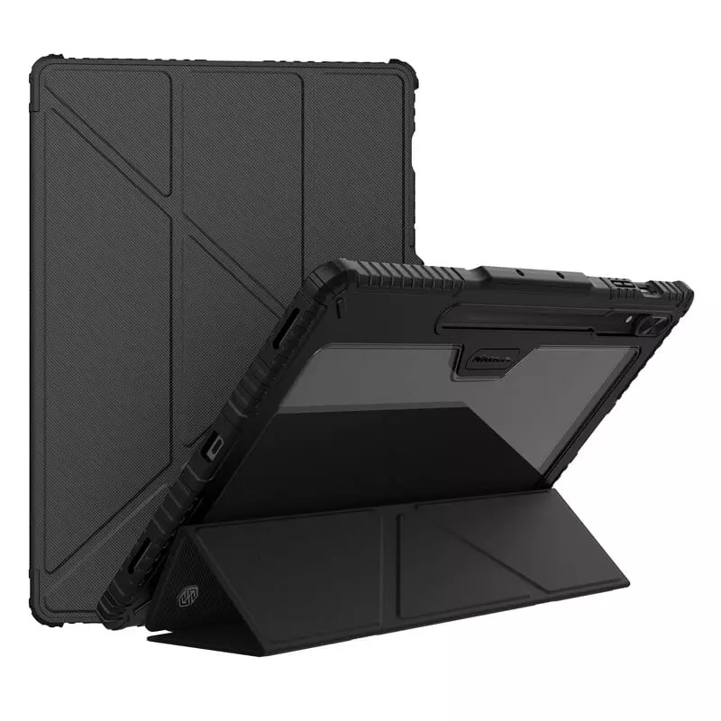 کیف کلاسوری نیلکین مدل Bumper Pro Multi-angle folding style مناسب برای تبلت سامسونگ Galaxy Tab S10 Ultra/S9 Ultra کیف کلاسوری نیلکین مدل Bumper Pro Multi-angle folding style مناسب برای تبلت سامسونگ Galaxy Tab S10 Ultra/S9 Ultra