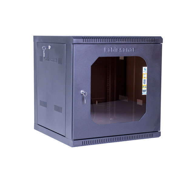 رک دیوار 12 یونیت شبکه مدل Kabir Sanaat 12U رک دیوار 12 یونیت شبکه مدل Kabir Sanaat 12U