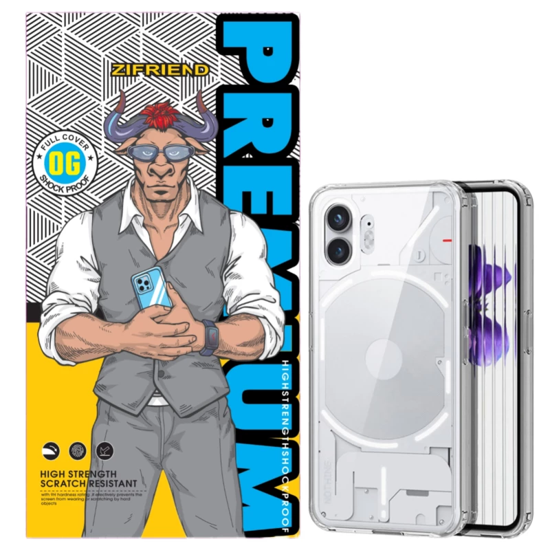 کاور گوشی ناتینگ فون 2 زیفرند مدل ژله ای -بی رنگ شفاف کاور گوشی ناتینگ فون 2 زیفرند مدل ژله ای -بی رنگ شفاف