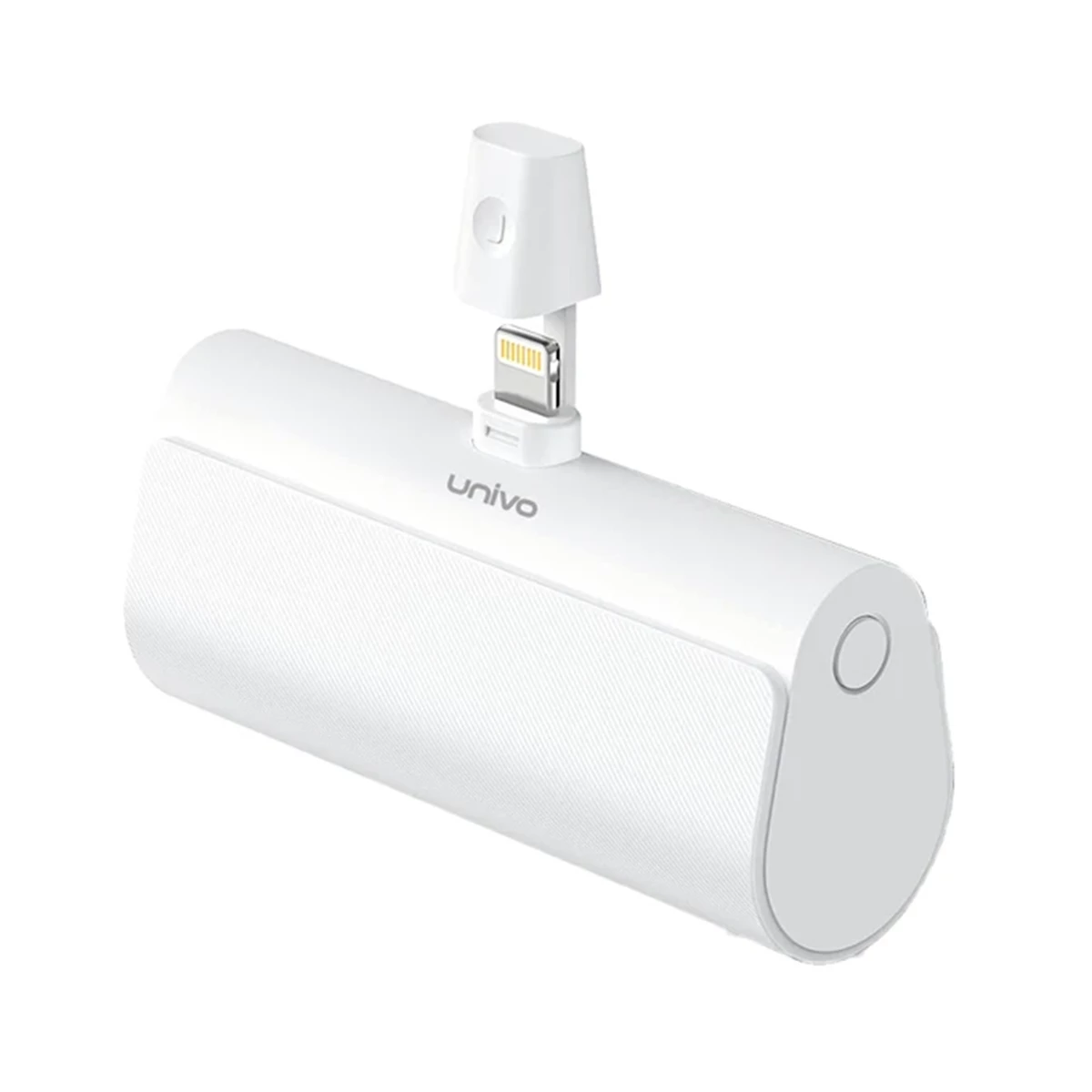 پاوربانک یونیوو مدل UN5000 Lightning ظرفیت 4500 میلی آمپر ساعت-سفید پاوربانک یونیوو مدل UN5000 Lightning ظرفیت 4500 میلی آمپر ساعت-سفید