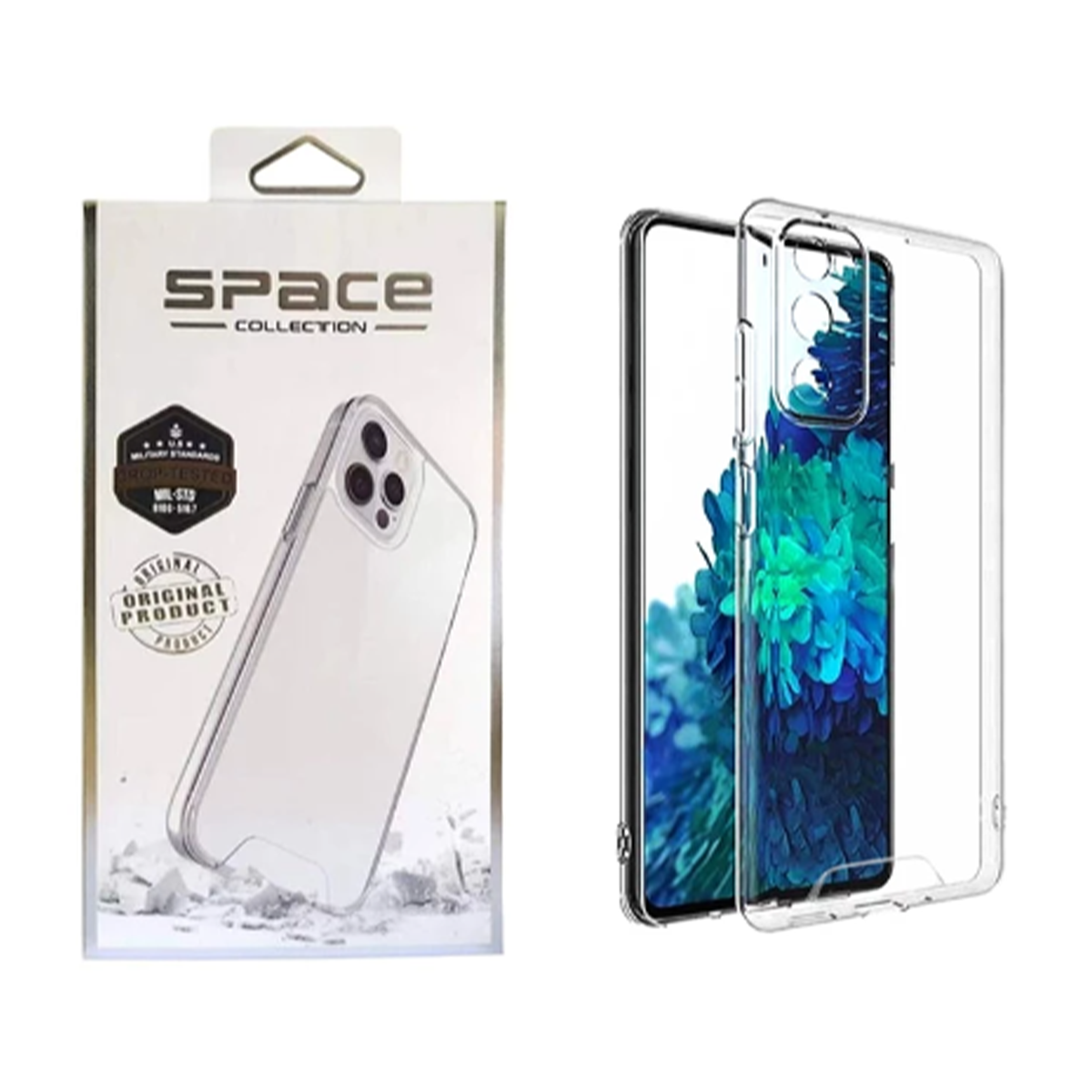 قاب گوشی سامسونگ Galaxy S24 FE مدل اسپیس ژله ای محافظ لنز دار-بی رنگ قاب گوشی سامسونگ Galaxy S24 FE مدل اسپیس ژله ای محافظ لنز دار-بی رنگ