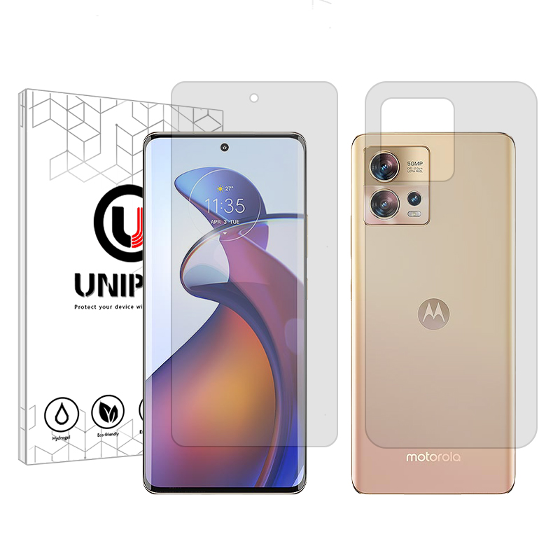 محافظ صفحه نمایش شفاف یونی پرو مدل Star 4 مناسب برای گوشی موبایل موتورولا Edge 30 Fusion به همراه محافظ پشت گوشی محافظ صفحه نمایش شفاف یونی پرو مدل Star 4 مناسب برای گوشی موبایل موتورولا Edge 30 Fusion به همراه محافظ پشت گوشی
