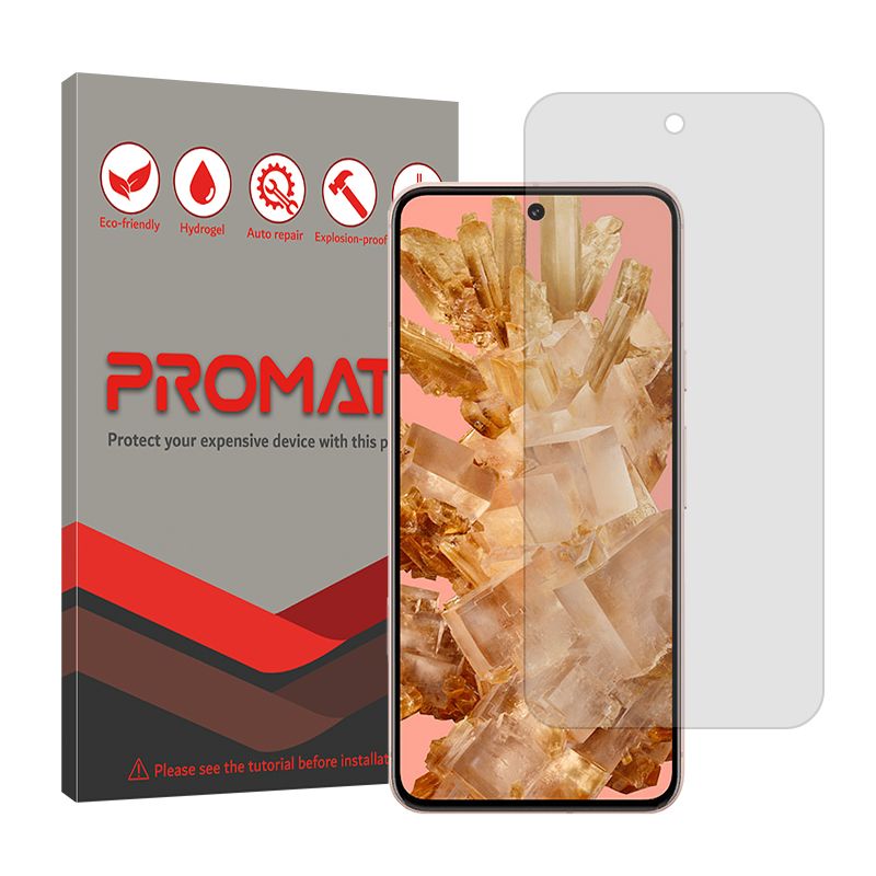 محافظ صفحه نمایش شفاف پرومیت مدل Resistant مناسب برای گوشی موبایل گوگل Pixel 8 محافظ صفحه نمایش شفاف پرومیت مدل Resistant مناسب برای گوشی موبایل گوگل Pixel 8