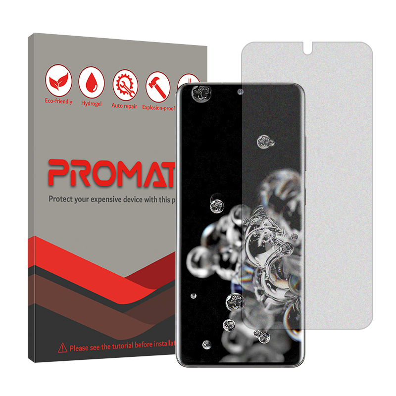 محافظ صفحه نمایش مات پرومیت مدل Resistant مناسب برای گوشی موبایل سامسونگ Galaxy S20 Ultra محافظ صفحه نمایش مات پرومیت مدل Resistant مناسب برای گوشی موبایل سامسونگ Galaxy S20 Ultra