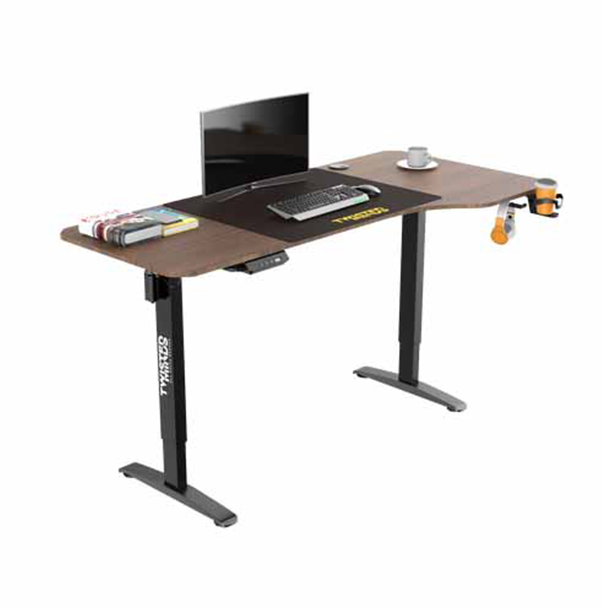 میز گیمینگ تویستد مایندز مدل T Shaped R با تنظیم ارتفاع برقی میز گیمینگ تویستد مایندز مدل T Shaped R با تنظیم ارتفاع برقی