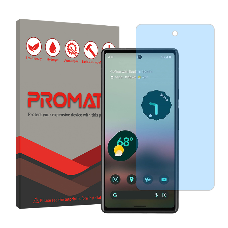 محافظ صفحه نمایش ضد اشعه آبی پرومیت مدل Resistant مناسب برای گوشی موبایل گوگل Pixel 6a محافظ صفحه نمایش ضد اشعه آبی پرومیت مدل Resistant مناسب برای گوشی موبایل گوگل Pixel 6a