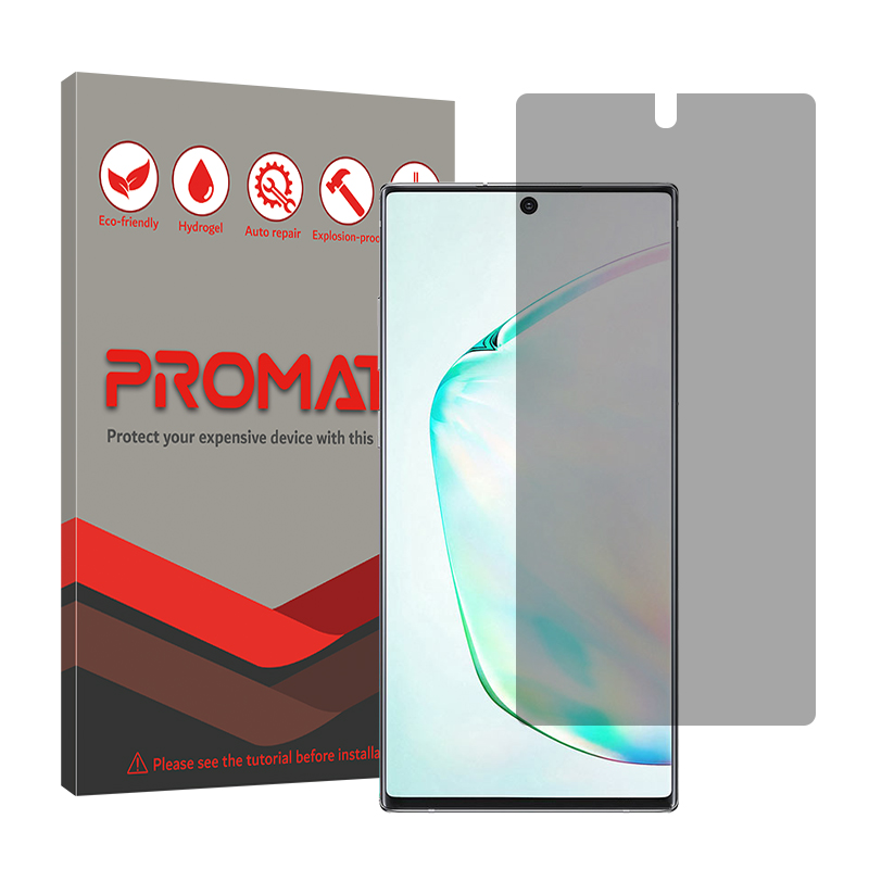 محافظ صفحه نمایش حریم شخصی پرومیت مدل Resistant مناسب برای گوشی موبایل سامسونگ Galaxy Note10 Plus محافظ صفحه نمایش حریم شخصی پرومیت مدل Resistant مناسب برای گوشی موبایل سامسونگ Galaxy Note10 Plus