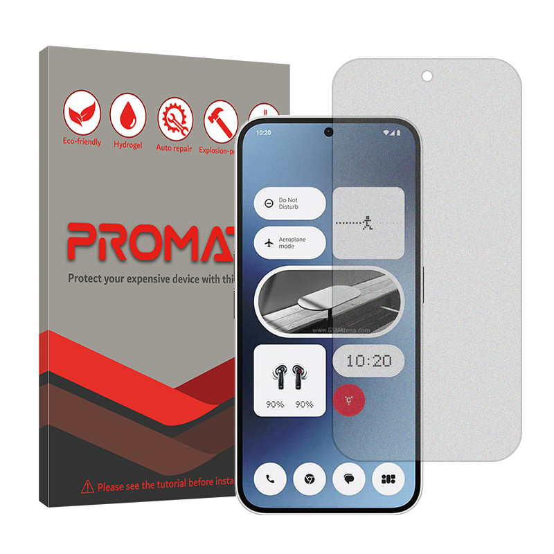 محافظ صفحه نمایش مات پرومیت مدل Resistant مناسب برای گوشی موبایل ناتینگ فون 2a محافظ صفحه نمایش مات پرومیت مدل Resistant مناسب برای گوشی موبایل ناتینگ فون 2a