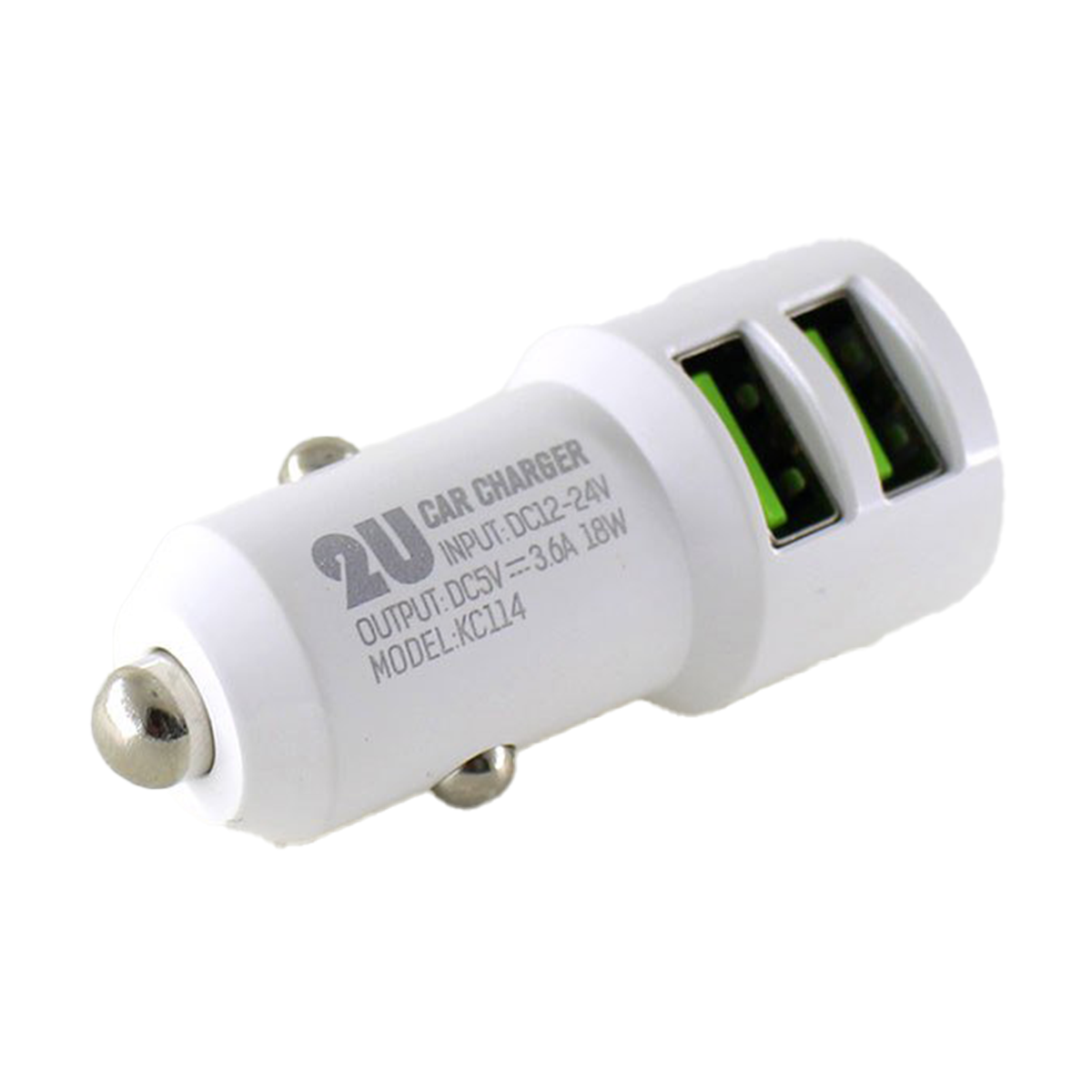 شارژر فندکی کینگ استار 18 وات مدل KC114-سفید شارژر فندکی کینگ استار 18 وات مدل KC114-سفید