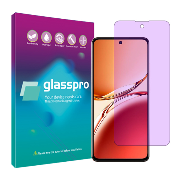 محافظ صفحه نمایش ضد اشعه بنفش گلس پرو مدل Resistant مناسب برای گوشی موبایل اوپو Reno12 F محافظ صفحه نمایش ضد اشعه بنفش گلس پرو مدل Resistant مناسب برای گوشی موبایل اوپو Reno12 F