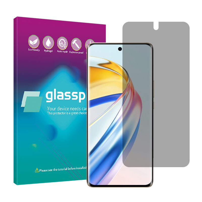 محافظ صفحه نمایش حریم شخصی گلس پرو مدل Resistant مناسب برای گوشی موبایل آنر X9b محافظ صفحه نمایش حریم شخصی گلس پرو مدل Resistant مناسب برای گوشی موبایل آنر X9b