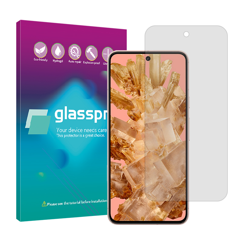 محافظ صفحه نمایش شفاف گلس پرو مدل Resistant مناسب برای گوشی موبایل گوگل Pixel 8 محافظ صفحه نمایش شفاف گلس پرو مدل Resistant مناسب برای گوشی موبایل گوگل Pixel 8