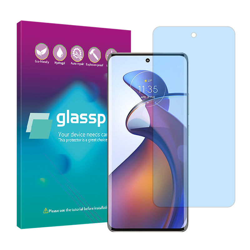 محافظ صفحه نمایش آنتی بلو گلس پرو مدل Resistant مناسب برای گوشی موبایل موتورولا Edge 30 Fusion  محافظ صفحه نمایش آنتی بلو گلس پرو مدل Resistant مناسب برای گوشی موبایل موتورولا Edge 30 Fusion