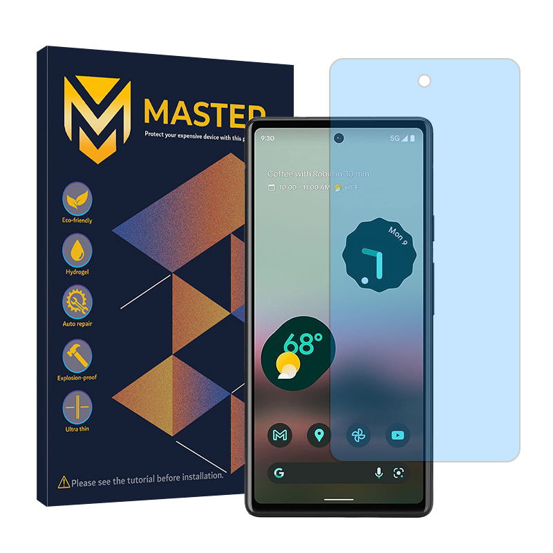 محافظ صفحه نمایش آنتی بلو مستر مدل Resistant مناسب برای گوشی موبایل گوگل Pixel 6a محافظ صفحه نمایش آنتی بلو مستر مدل Resistant مناسب برای گوشی موبایل گوگل Pixel 6a