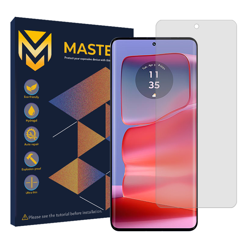 محافظ صفحه نمایش شفاف مستر مدل Resistant مناسب برای گوشی موبایل موتورولا Edge 50 Pro محافظ صفحه نمایش شفاف مستر مدل Resistant مناسب برای گوشی موبایل موتورولا Edge 50 Pro