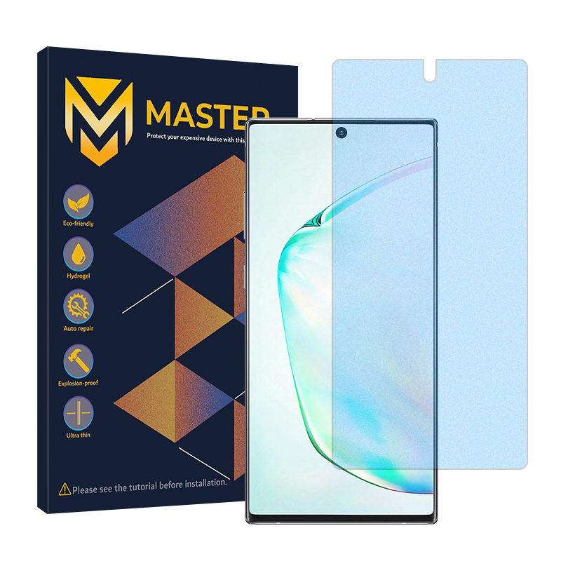 محافظ صفحه نمایش مات آنتی بلو مستر مدل Resistant مناسب برای گوشی موبایل سامسونگ Galaxy Note10 Plus محافظ صفحه نمایش مات آنتی بلو مستر مدل Resistant مناسب برای گوشی موبایل سامسونگ Galaxy Note10 Plus