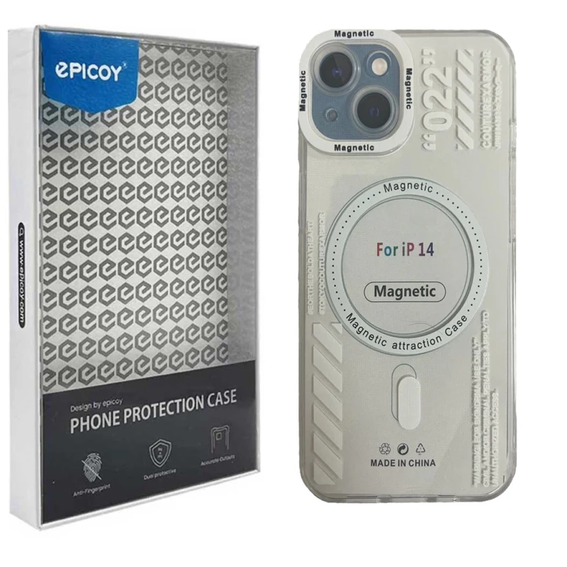 کاور گوشی موبایل اپل iPhone 15 Plus - 14 Plus اپیکوی مدل Sport Magnetic-سفید کاور گوشی موبایل اپل iPhone 15 Plus - 14 Plus اپیکوی مدل Sport Magnetic-سفید