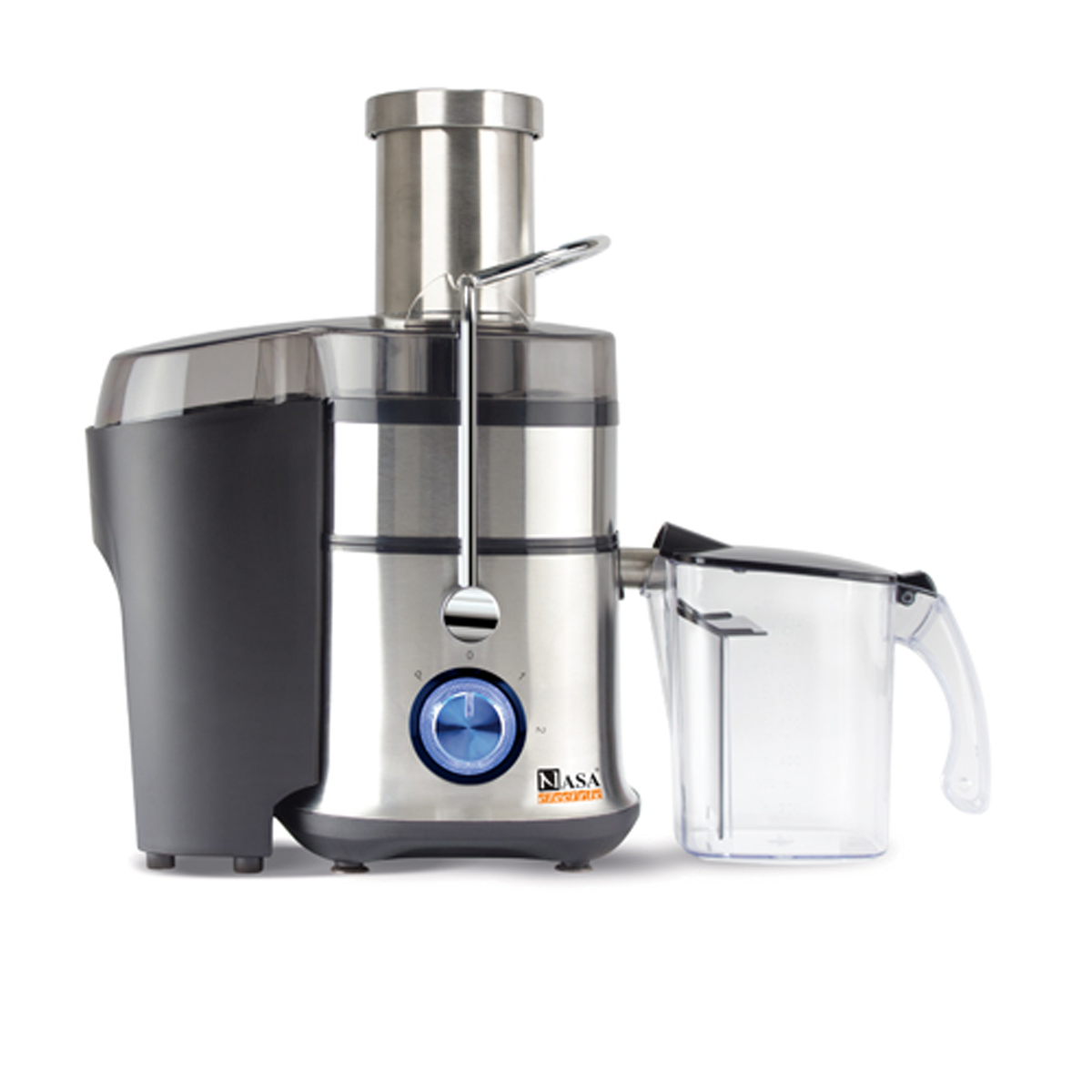 آبمیوه گیری ناسا الکتریک مدل NS-947-مشکی نقرهای آبمیوه گیری ناسا الکتریک مدل NS-947-مشکی نقرهای