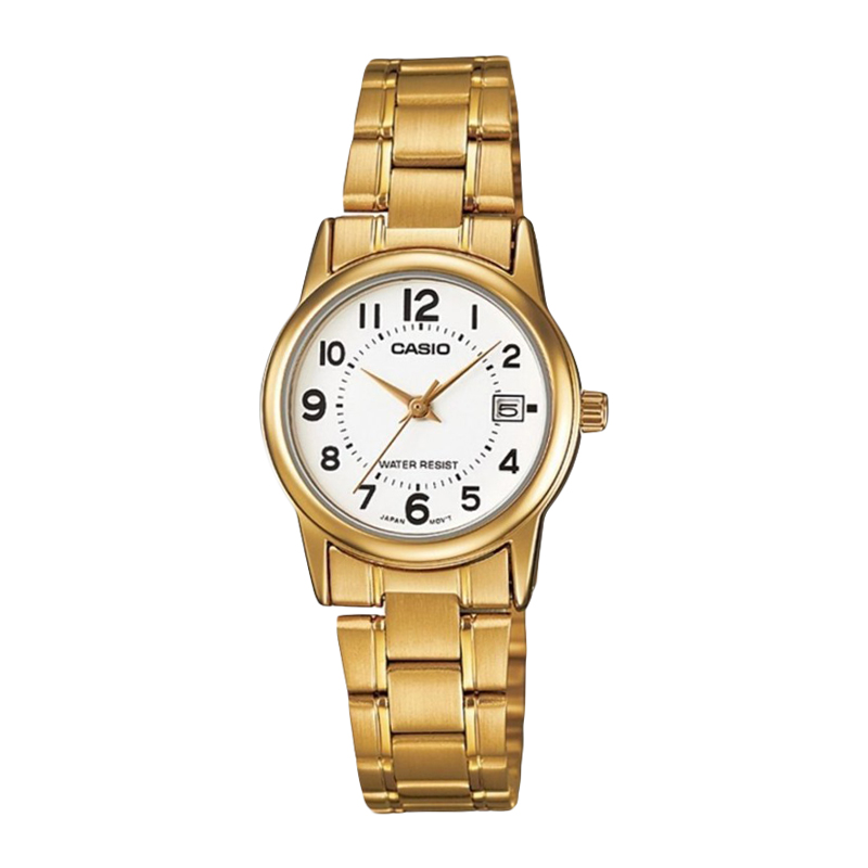 ساعت مچی عقربه ای زنانه کاسیو مدل LTP-V002G-7BUDF ساعت مچی عقربه ای زنانه کاسیو مدل LTP-V002G-7BUDF