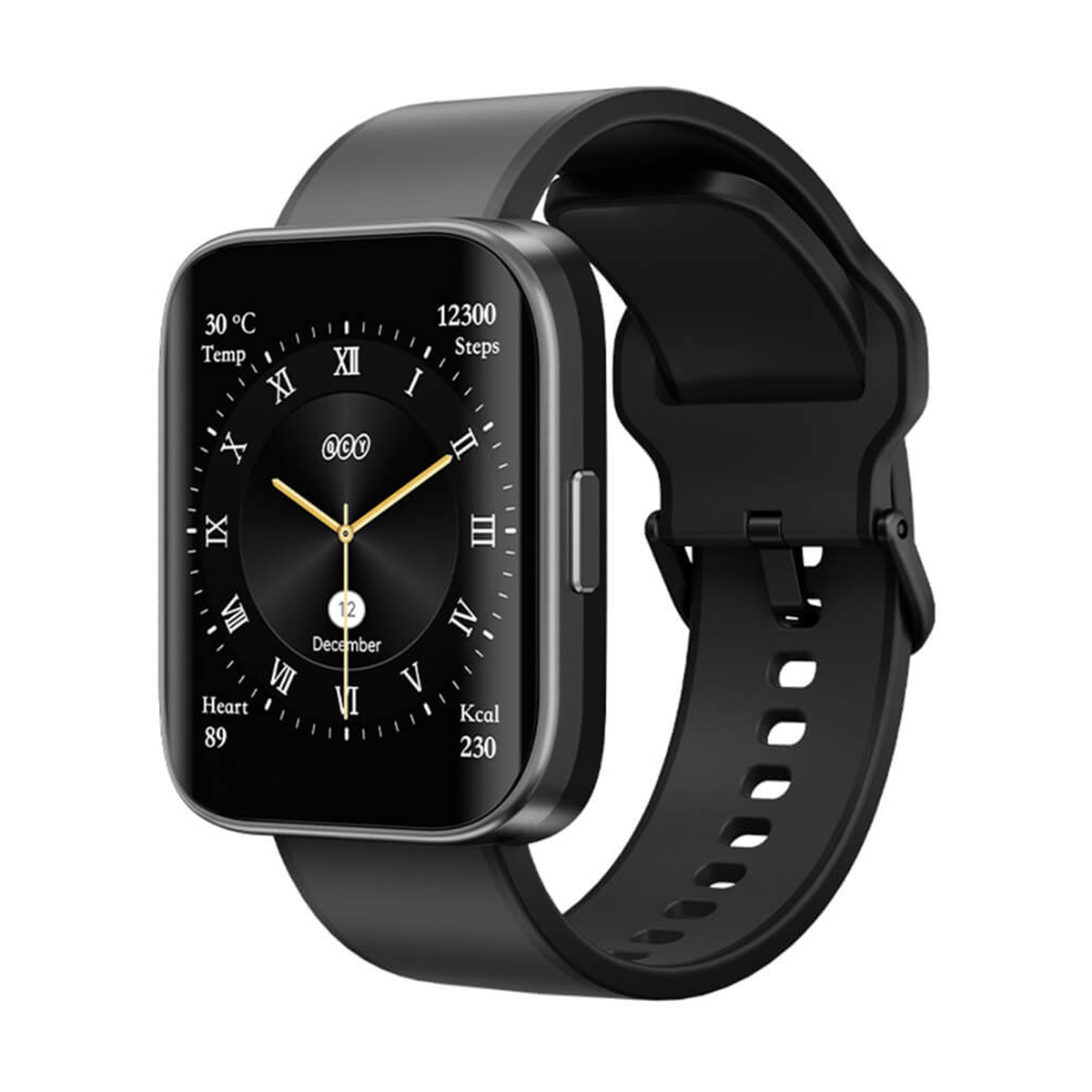 ساعت هوشمند کیو سی وای مدل Urban GS-بدنه مشکی بند مشکی ساعت هوشمند کیو سی وای مدل Urban GS-بدنه مشکی بند مشکی