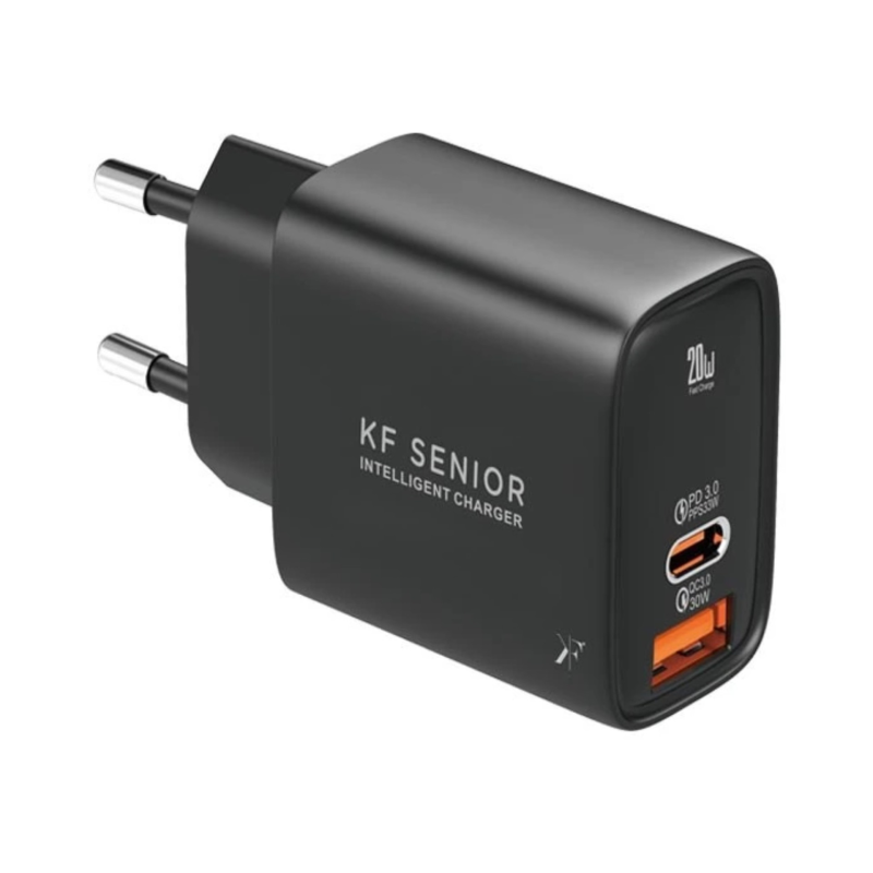 شارژر دیواری 20وات کی اف-سنیور مدل TH-120 شارژر دیواری 20وات کی اف-سنیور مدل TH-120