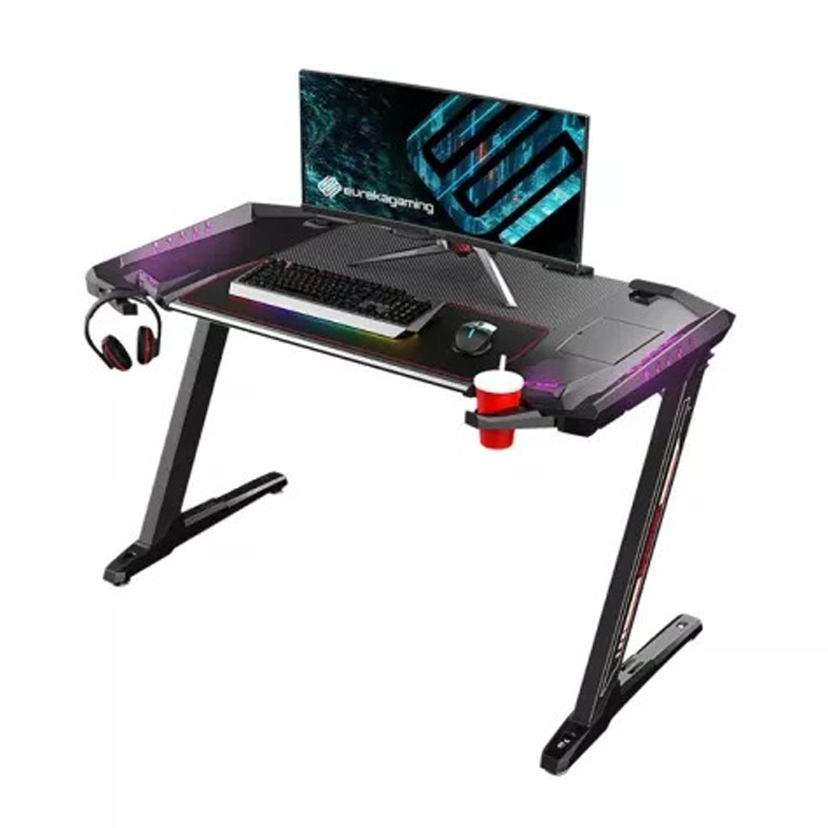 میز گیمینگ یوریکا مدل Z2BK-V3 E RGB میز گیمینگ یوریکا مدل Z2BK-V3 E RGB