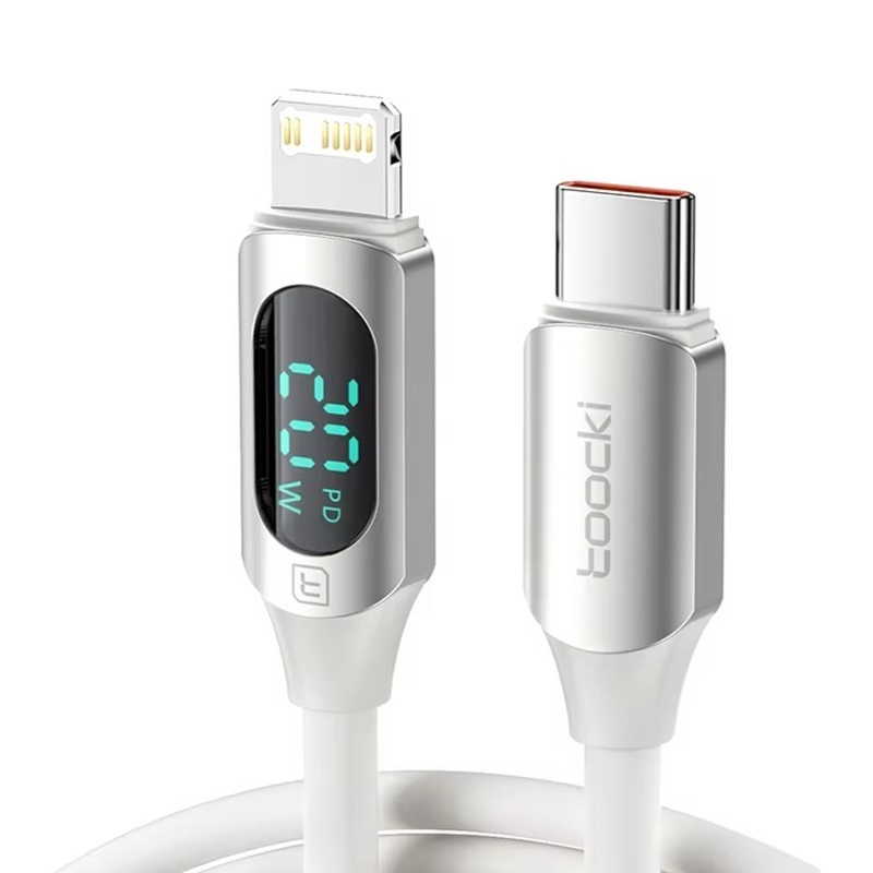 کابل تبدیل USB-C به لایتنینگ توکی مدل 20W TQ-X55 طول 1 متر کابل تبدیل USB-C به لایتنینگ توکی مدل 20W TQ-X55 طول 1 متر