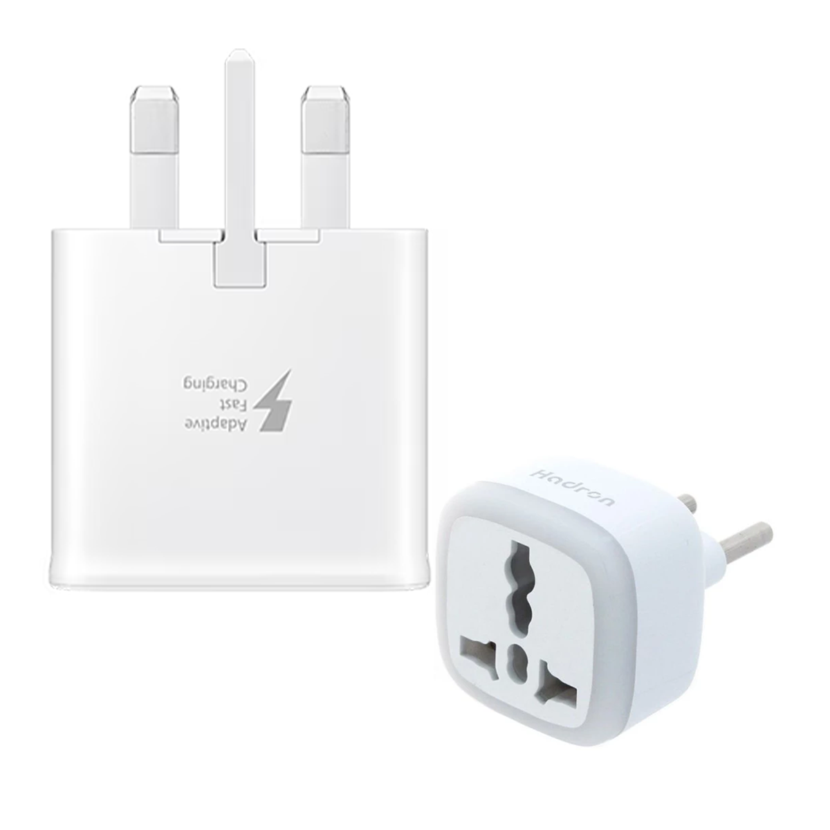 شارژر دیواری سامسونگ 45 وات مدل EP-TA845 سه شاخه اروپا به همراه تبدیل 3 به 2 هادرون A10-1 شارژر دیواری سامسونگ 45 وات مدل EP-TA845 سه شاخه اروپا به همراه تبدیل 3 به 2 هادرون A10-1